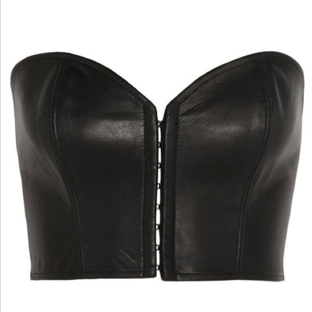Kiki de Montparnasse leather bustier RARE